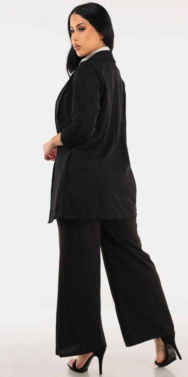 Formal White Wide Pants Trio sold by Moda product image thumbnail 2