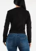 Long Sleeve Black Suede Moto Jacket sold by Moda