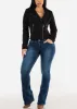 Long Sleeve Black Suede Moto Jacket sold by Moda