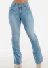 Butt Lift High Waist Stretch Bootcut Jeans Light Blue sold by Moda