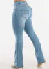 Butt Lift High Waist Stretch Bootcut Jeans Light Blue sold by Moda