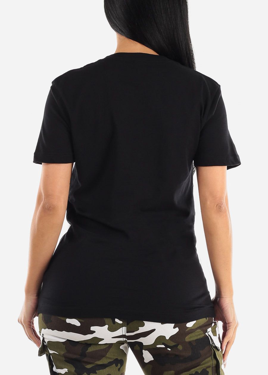 Black Short Sleeve Self Love Is Dope Graphic Tee sold by Moda product image thumbnail 4