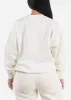 Crewneck Oversized Fleece Sweatshirt Ivory "Malibu" sold by Moda