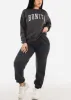 Relaxed Fit Fleece Sweatshirt Charcoal "Bonita" sold by Moda