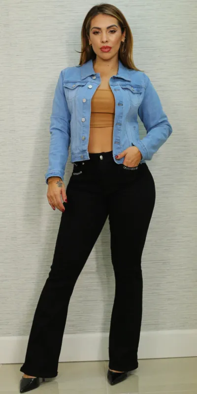 Denim Black Bootcut Trio sold by Moda