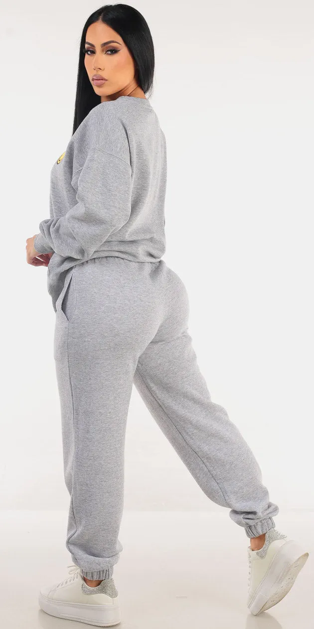 Grey Fleece Jogger Combo sold by Moda product image thumbnail 2