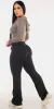 Knit Flared Pants Outfit sold by Moda