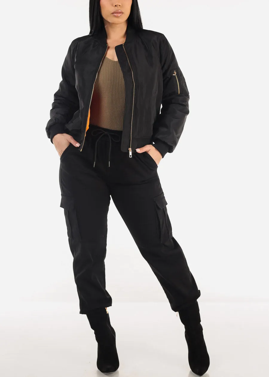 Long Sleeve Vneck Ribbed Sweater Top Olive sold by Moda product image thumbnail 2