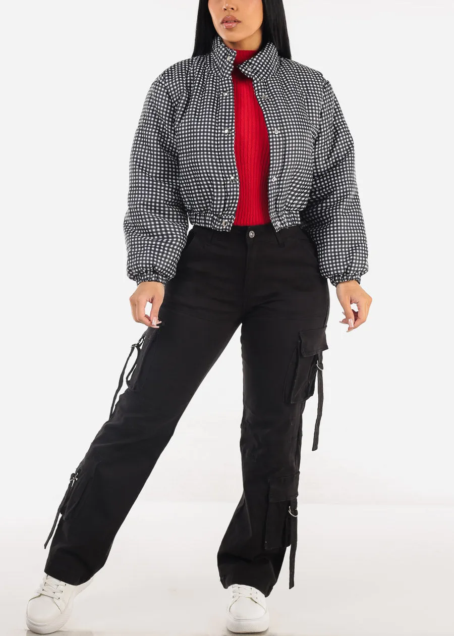 Long Sleeve Mock Neck Ribbed Sweater Red sold by Moda product image thumbnail 2