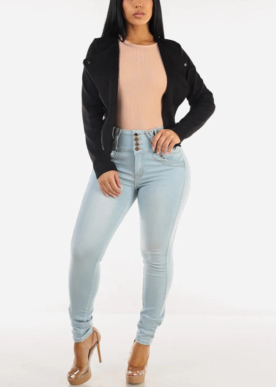 Butt Lift Super High Waist Light Skinny Jeans sold by Moda product image thumbnail 2