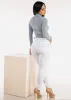 Butt Lift High Waisted White Skinny Jeans sold by Moda
