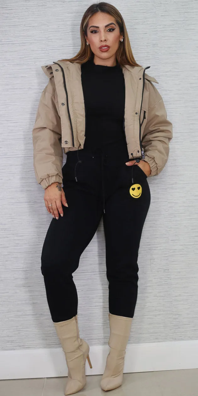 Puffer Black Jogger Trio sold by Moda