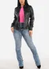 MX JEANS Butt Lift High Waist Acid Wash Bootcut Jeans sold by Moda