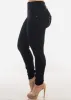 MX JEANS Butt Lift High Waist Black Skinny Jeans sold by Moda
