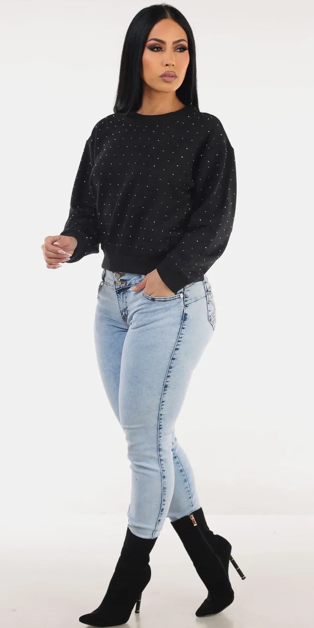 Black Butt Lift Skinnies Look sold by Moda