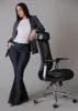Quarter Sleeve Printed Formal Blazer Black sold by Moda
