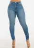 Super High Waist Stretchy Skinny Jeans Light Wash sold by Moda