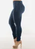 Super High Waist Stretchy Skinny Jeans Dark Wash sold by Moda