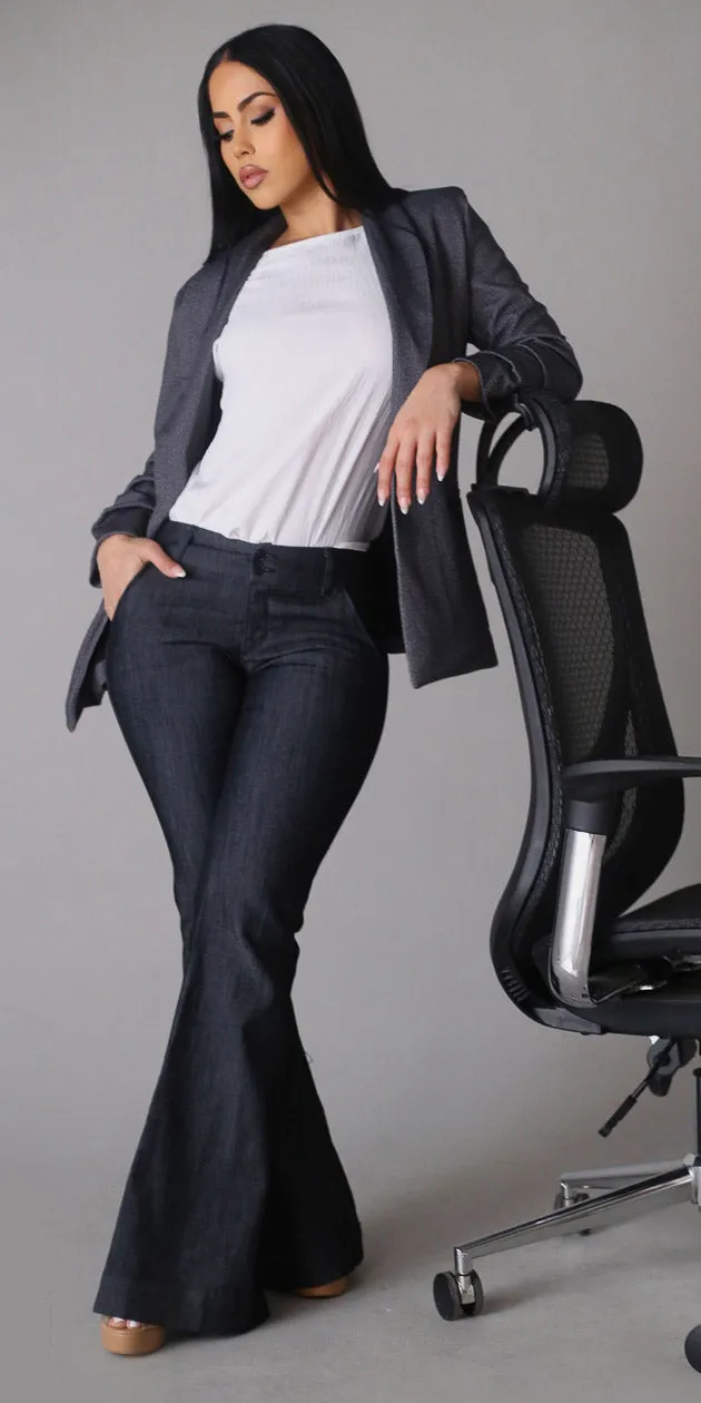 Black Bootcut Pants Trio sold by Moda