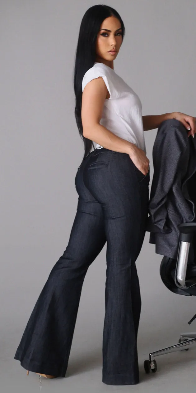 Black Bootcut Pants Trio sold by Moda product image thumbnail 2