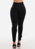 Pull On Black Skinny Pants W Spandex Sides sold by Moda