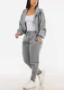 Grey Fleece Zip Up Hoody sold by Moda