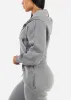 Grey Fleece Zip Up Hoody sold by Moda