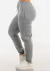 Grey Fleece Drawstring Joggers w Pockets sold by Moda