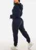 Navy Fleece Drawstring Joggers w Pockets sold by Moda