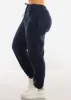 Navy Fleece Drawstring Joggers w Pockets sold by Moda