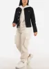 Cream Fleece Pullover Hoodie sold by Moda