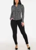 Black Belted Mid Rise Dressy Ankle Pants sold by Moda