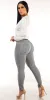 White Plaid Skinnies Look sold by Moda