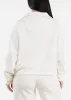 White Half Zip Up Fleece Sweatshirt sold by Moda