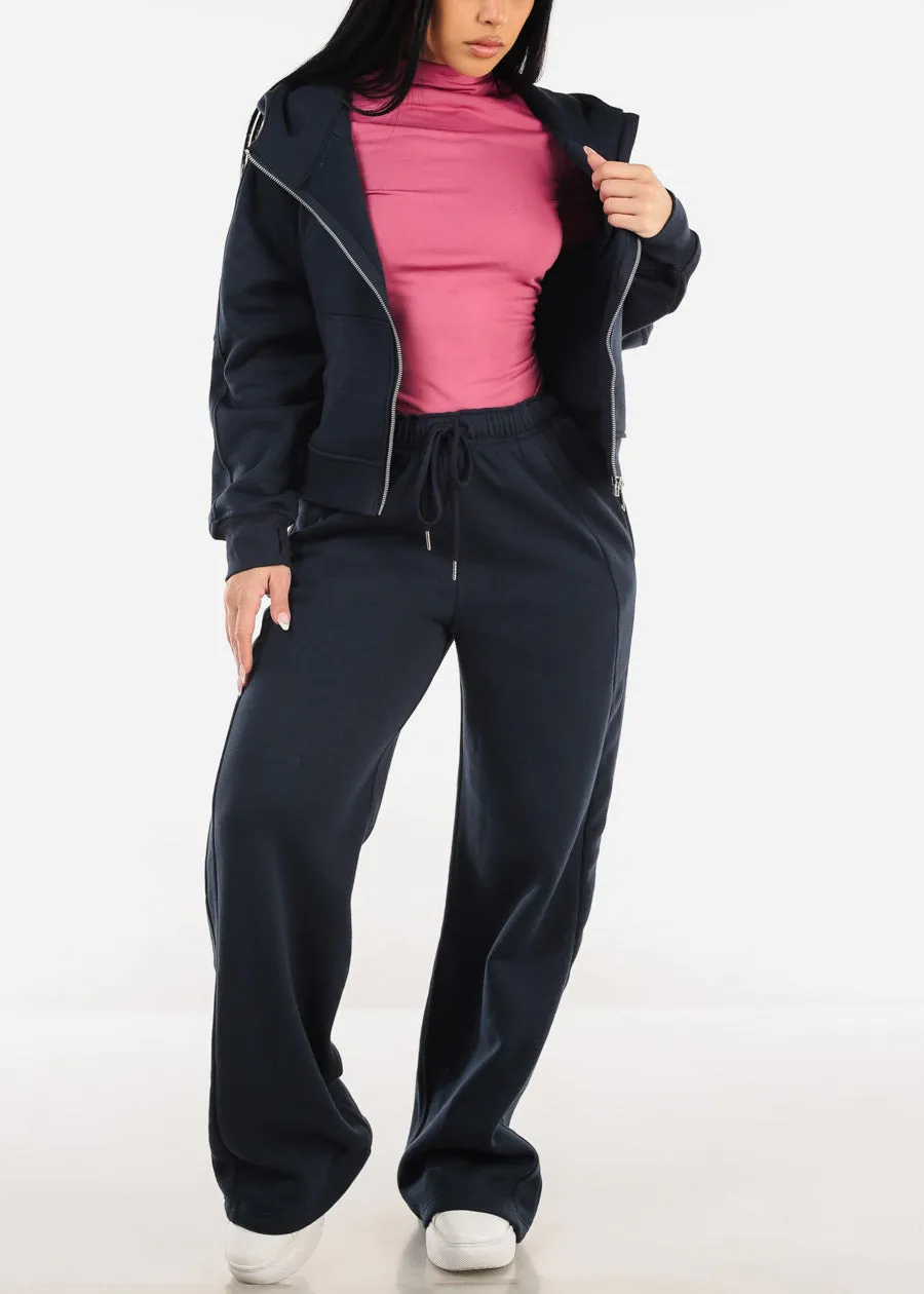 Long Sleeve Mock Neck Ruched Top Plum sold by Moda product image thumbnail 2