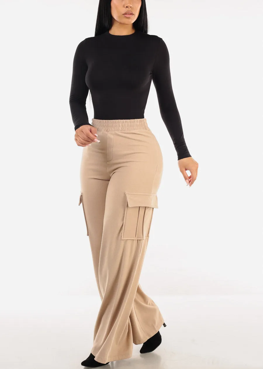 Long Sleeve Crewneck Thong Bodysuit Black sold by Moda product image thumbnail 2