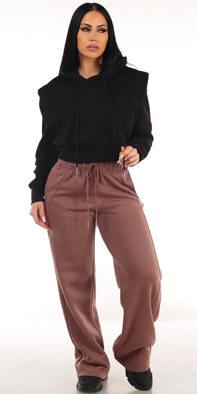 Black Hoody & Sweatpants Look sold by Moda