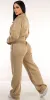 Khaki Fleece Sweatpants Outfit sold by Moda