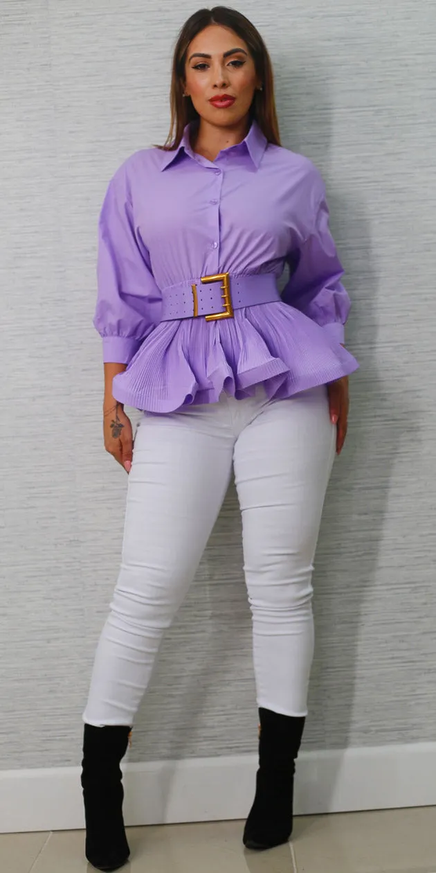 Peplum Butt Lift Skinnies Look sold by Moda