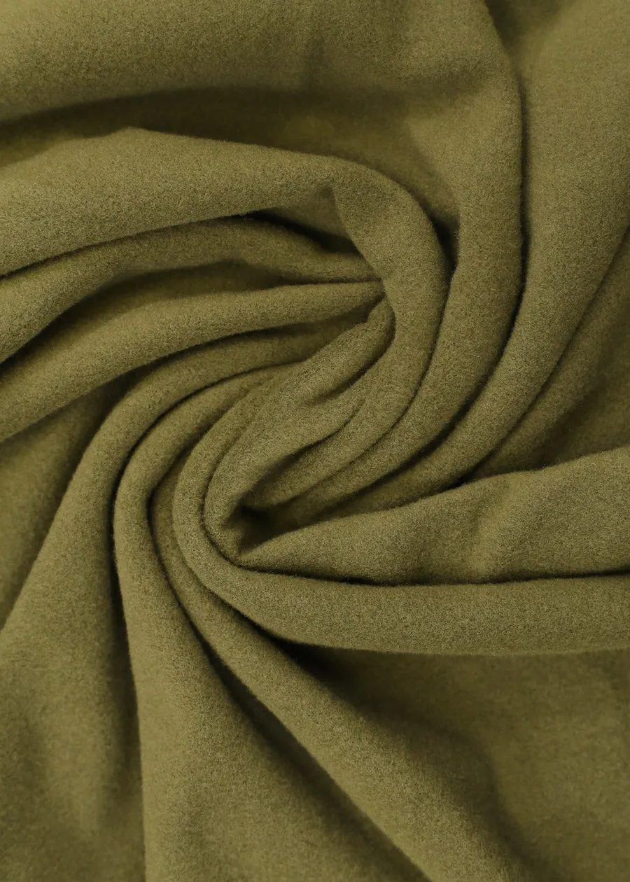 Long Sleeve Mock Neck Ruched Top Olive sold by Moda product image thumbnail 5