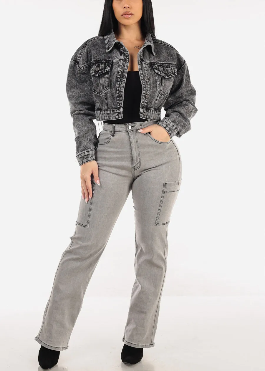 Long Sleeve Square Neck Black Thong Bodysuit sold by Moda product image thumbnail 2