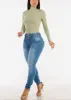 Turtleneck Long Sleeve Sweater Bodysuit Sage sold by Moda