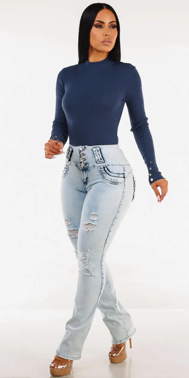 Sweater Butt Lift Bootcut Combo sold by Moda