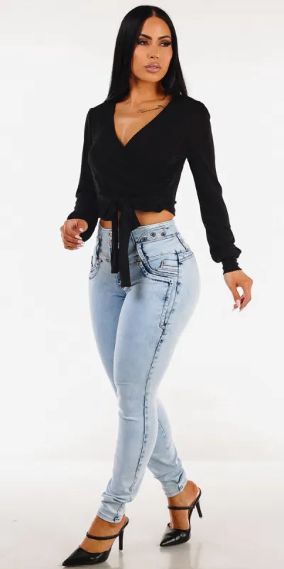 Black Butt Lift Skinnies Look sold by Moda