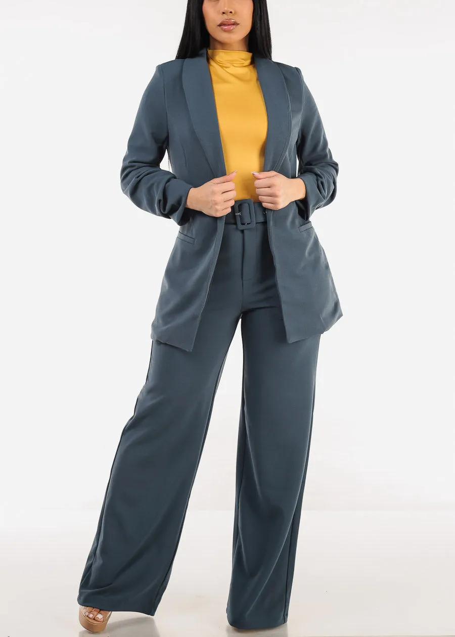 Short Sleeve Mock Neck Stretch Top Mustard sold by Moda product image thumbnail 2