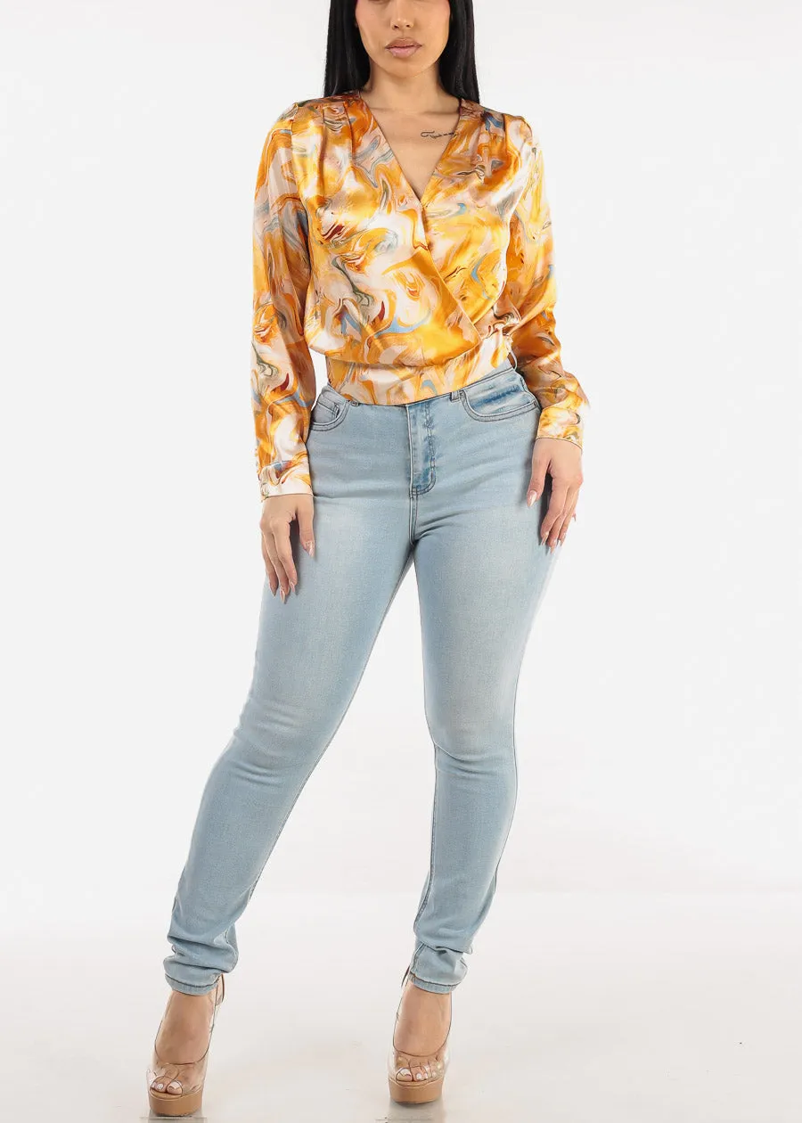 Super High Waist Stretch Skinny Jeans Light Wash sold by Moda product image thumbnail 2