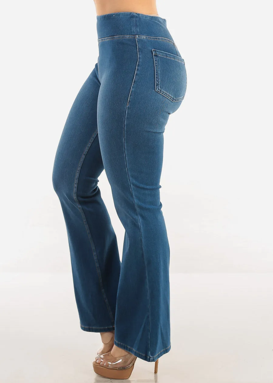 Butt Lift Super High Waist Bootcut Denim Pants Med Blue sold by Moda product image thumbnail 4