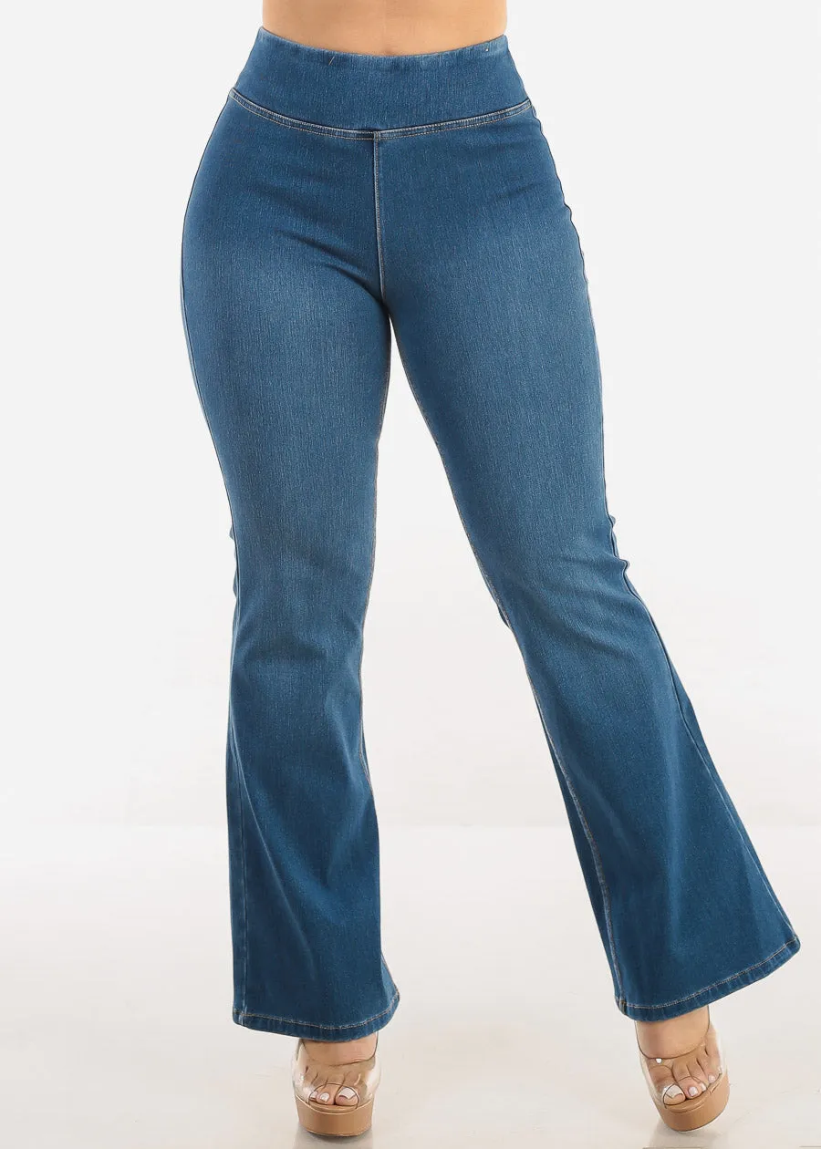 Butt Lift Super High Waist Bootcut Denim Pants Med Blue sold by Moda product image thumbnail 3