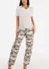 Casual Short Sleeve High Low Collared Top sold by Moda
