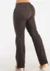 Mid Rise Brown Bootcut Jeans sold by Moda